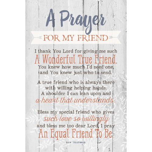 Dexsa Lords Prayer Wood Frame Plaque with Easel 6.5 inches x 8.5 inches 